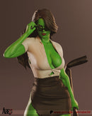 She-Hulk Resin Statue - view 4