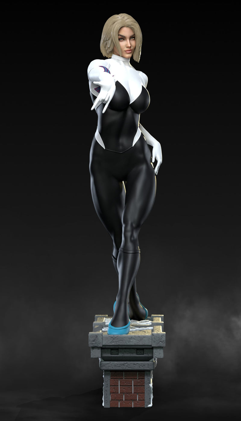 Spider-Gwen Mat3D Resin Statue - view 2