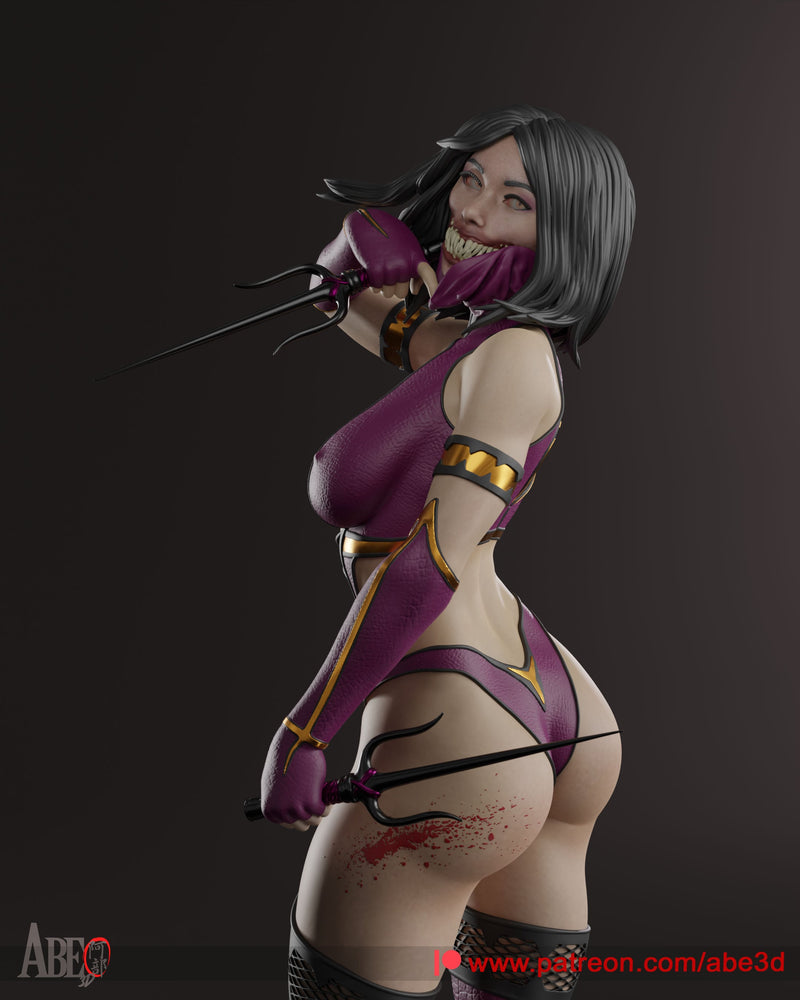 Mileena Resin Statue - view 6