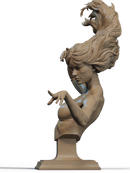 Invisible Woman Resin Bust - Design 2 - view 2