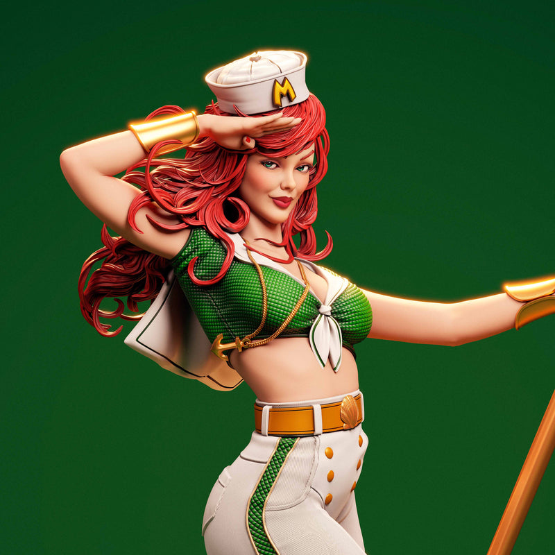 Mera Bombshell Resin Statue - view 2