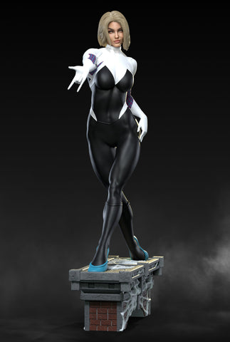 Spider-Gwen Mat3D Resin Statue - view 1