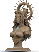 Nyx - Goddess of the Night Resin Bust - view 2