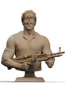 Rambo, Cobra and Hawk Resin Bust - view 2