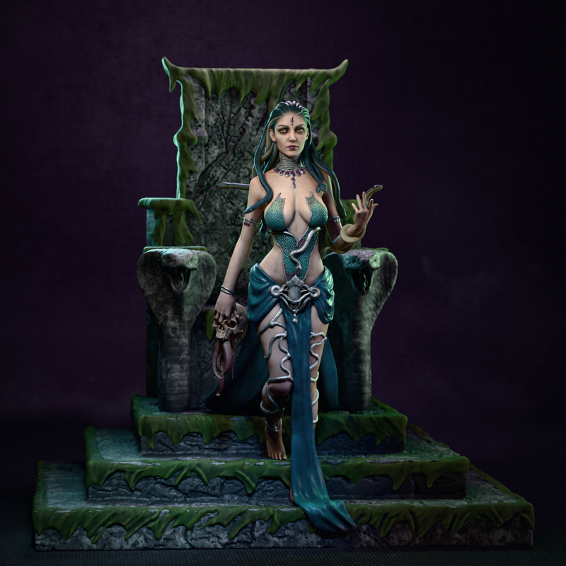 Medusa Resin Statue - Design 1 - view 2