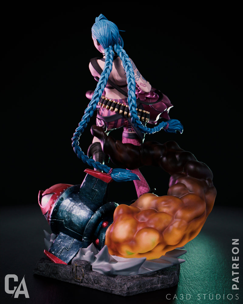 Jinx - 2 Resin Statue - view 6