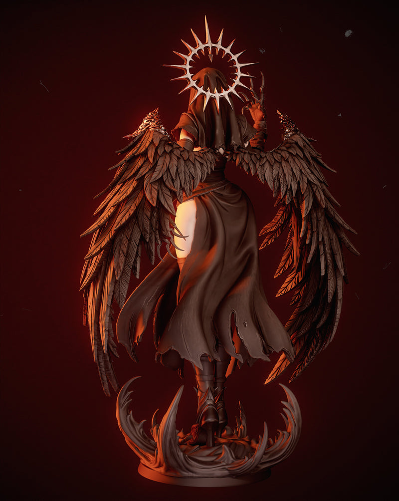 Corrupted Nun Resin Statue - view 7