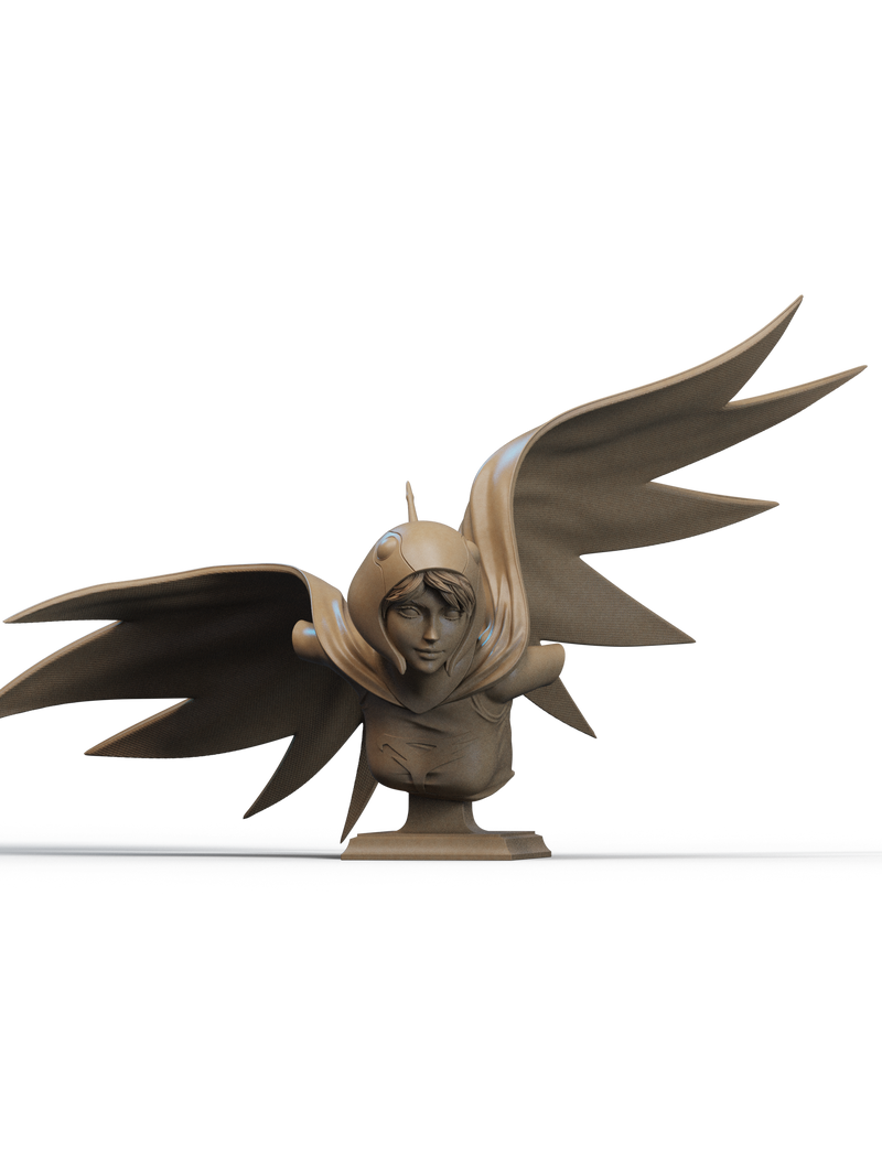 Jun the Swan Resin Bust - view 2