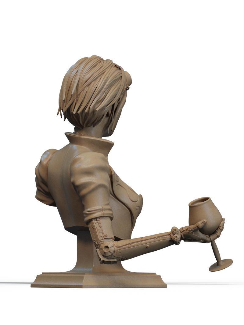 Lady Mechanika Resin Bust - view 3