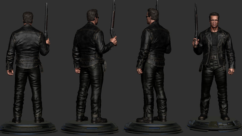 Terminator Resin Statue - view 4