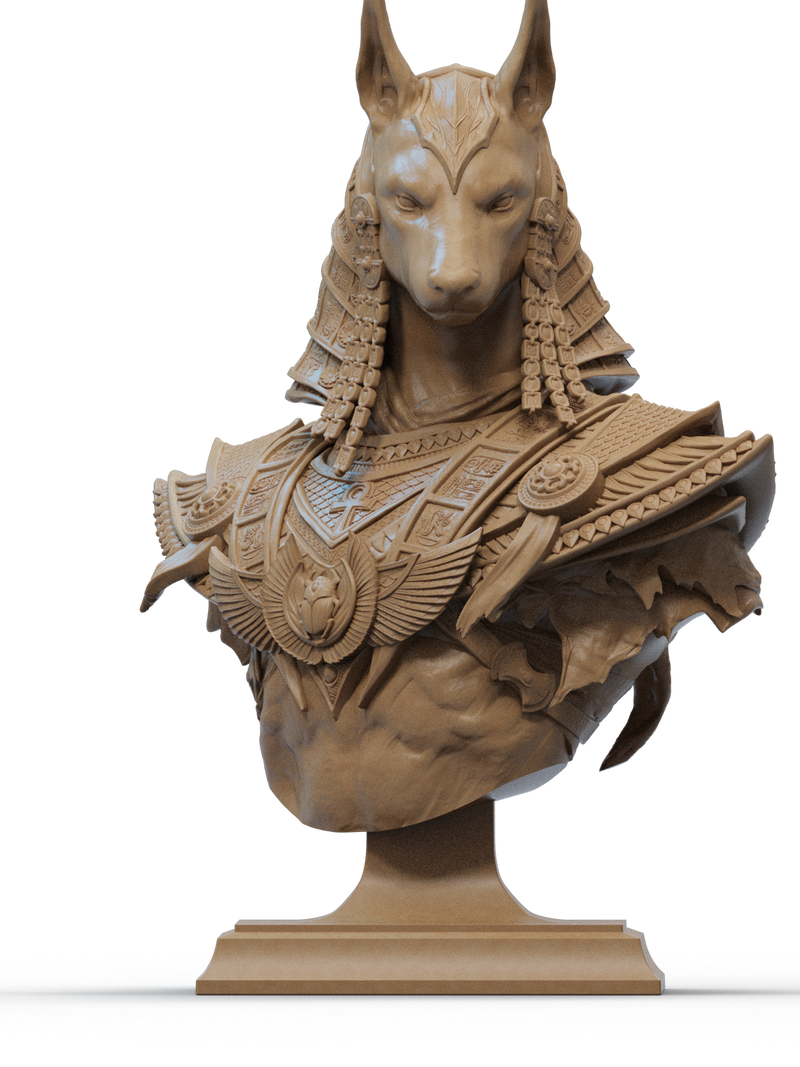 Anubis Resin Bust - view 1