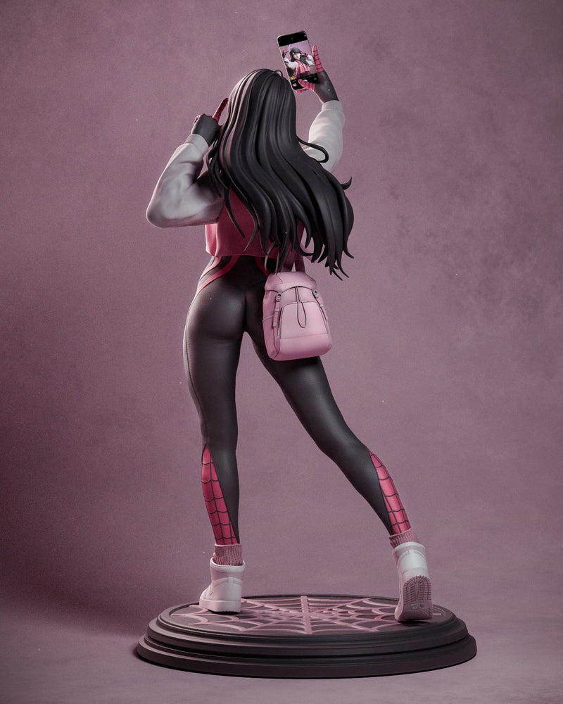 Spidergirl Resin Statue - view 5