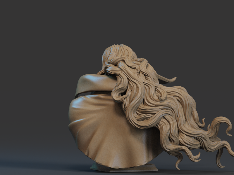 Alucard Resin Bust - Design 1 - view 3