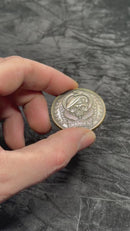 Ranger Skull Snake Coin 40mm Engraved Military Style Art Medallion