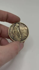 Nazgul Coin Depth Map: Lord of the Rings Fiber Laser Engraving (PNG Digital File)