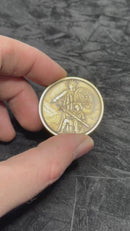Liberty Guardian Coin 40mm Engraved Statue of Liberty Patriotic Medallion