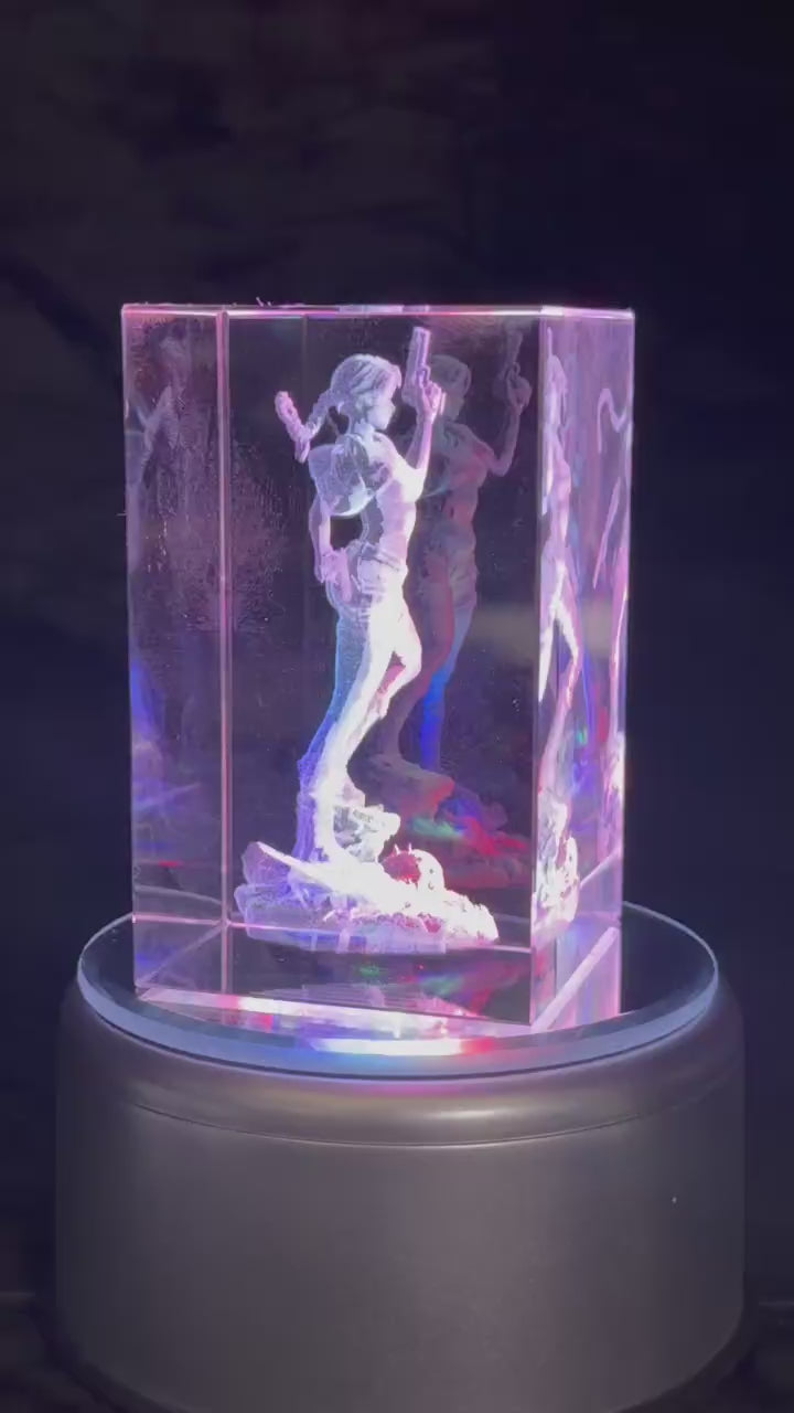 Lara Croft crystal — silent video