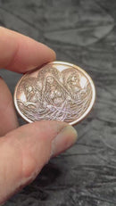 Griffon Coin 40mm Brass Engraved Mythical Griffin EDC Art Medallion