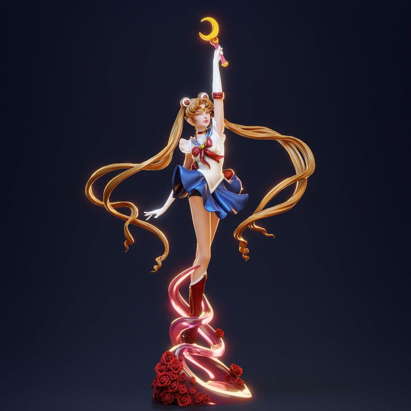 Sailor Moon Resin Statue - view 4