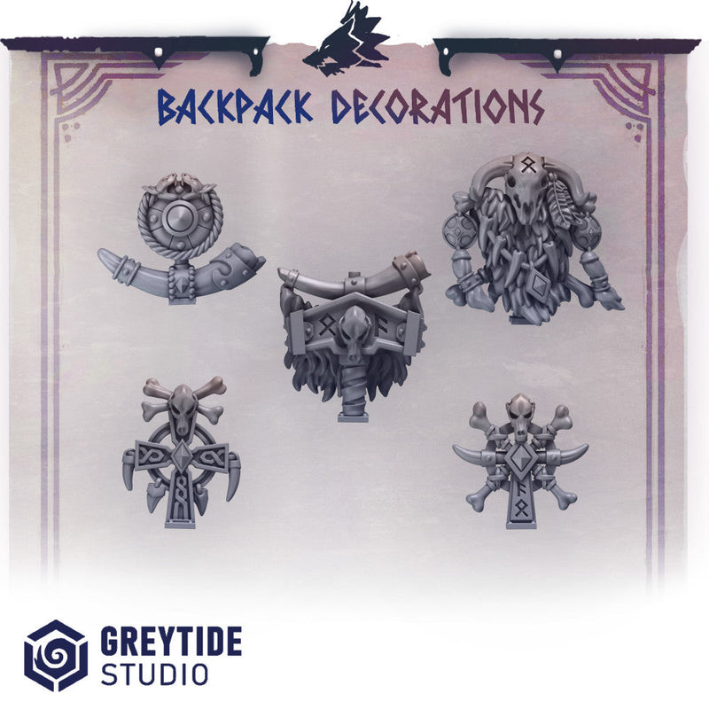 Primal Hounds Backpacks Decorations