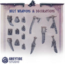 Primal Hounds Belt Weapons And Decorations