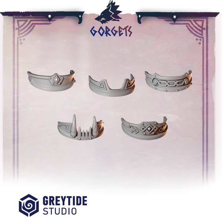 Primal Hounds Gorgets