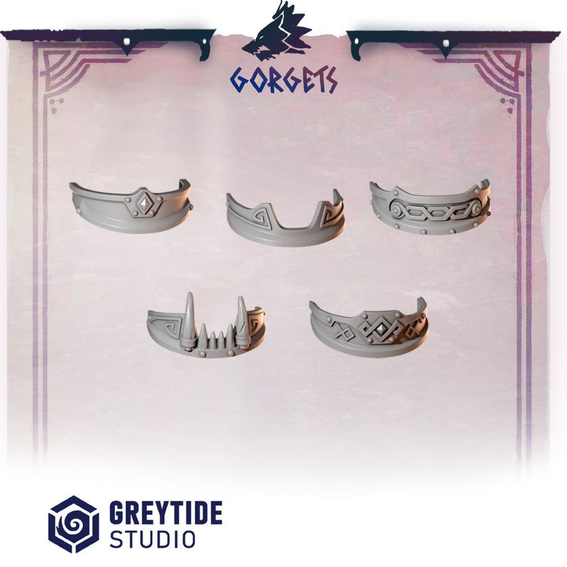 Primal Hounds Gorgets