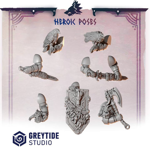 Primal Hounds Heroic Poses