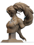 Pyrrha Nikos Resin Bust - view 2