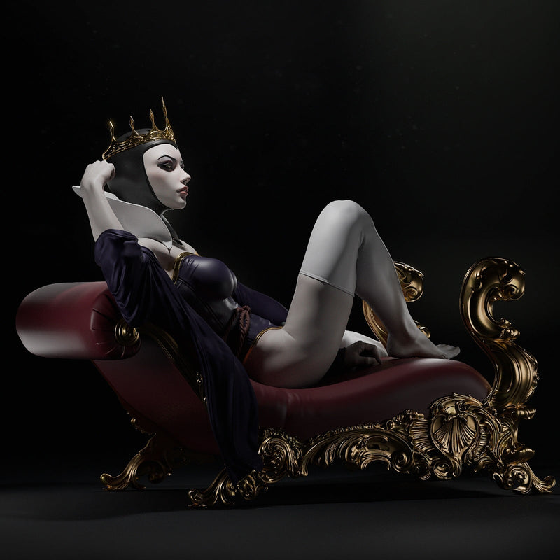 Evil Queen Resin Statue - view 3