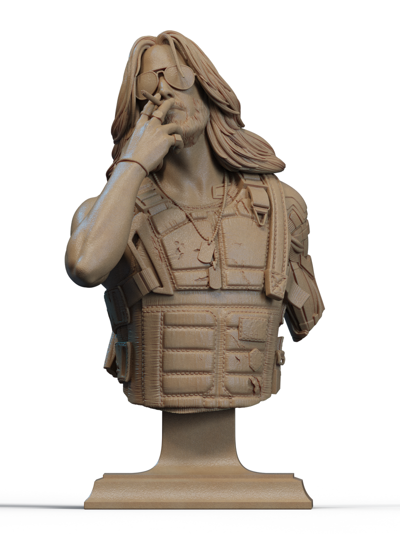 Johonny Silverhand Resin Bust - view 4