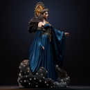 Nyx - Goddess of the Night Resin Statue - view 4