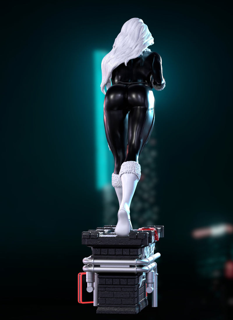 Black Cat Matc3D Resin Statue - view 4