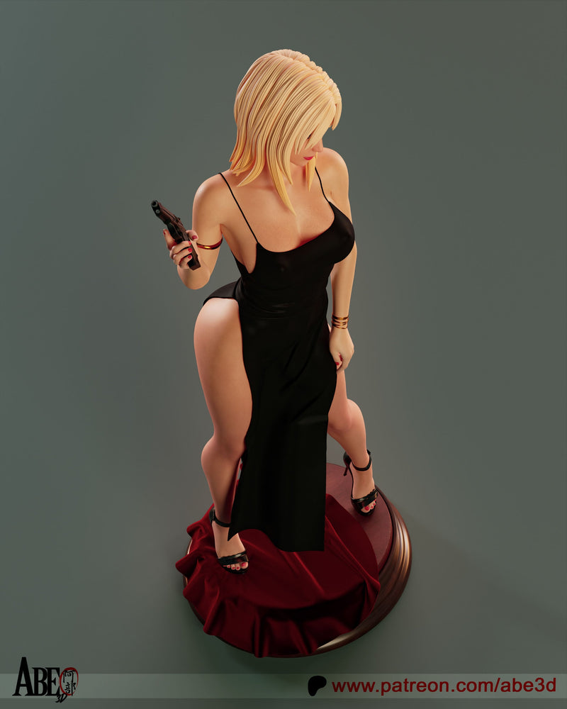 Aya Brea Resin Statue - view 8