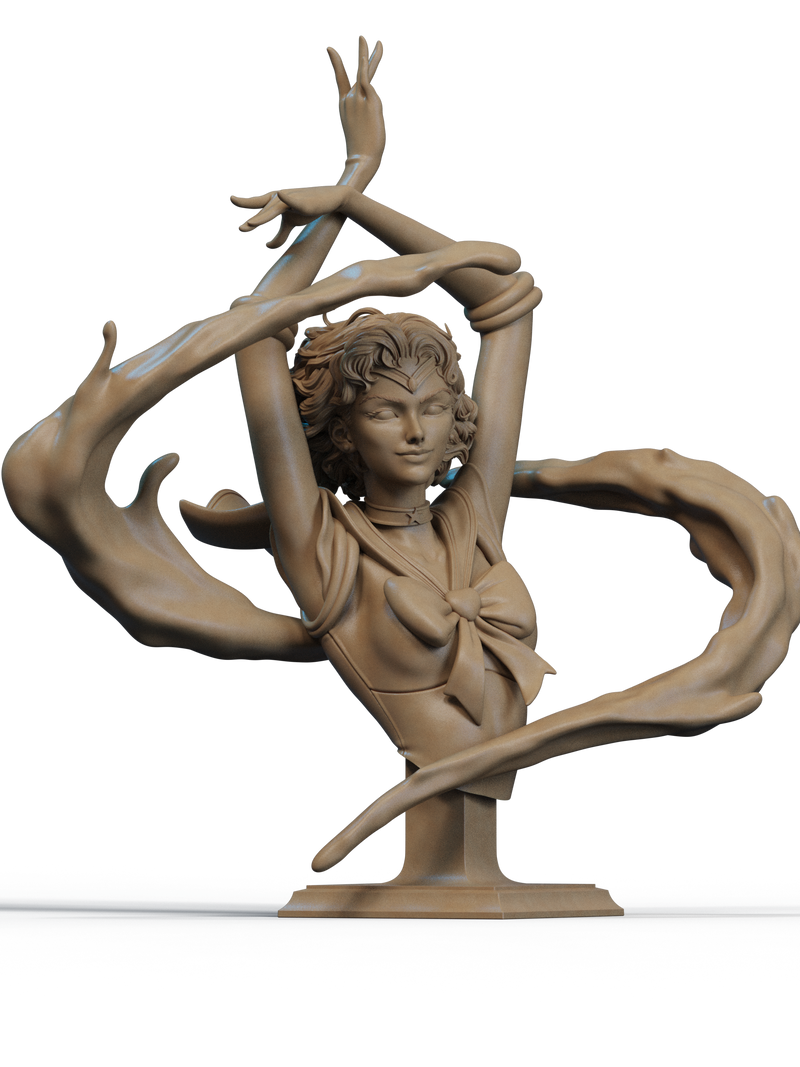 Mercury Resin Bust - view 1