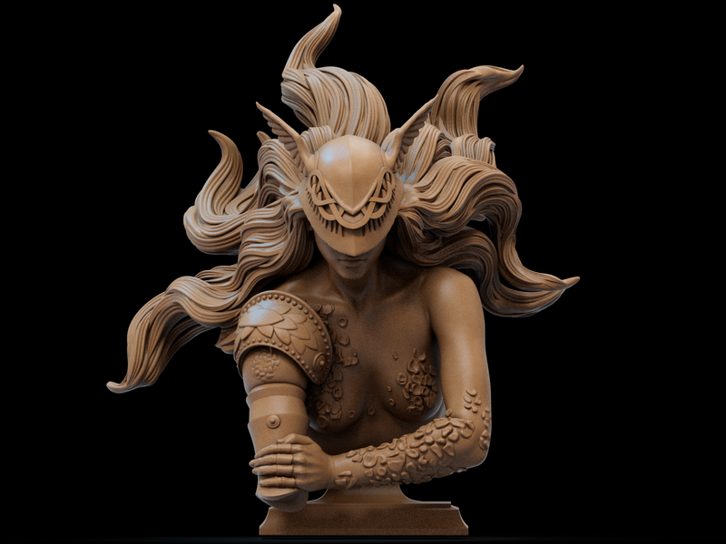 Malenia Resin Bust - view 1