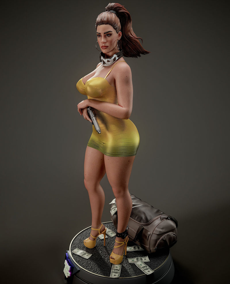 Lucia Caminos Resin Statue - view 3