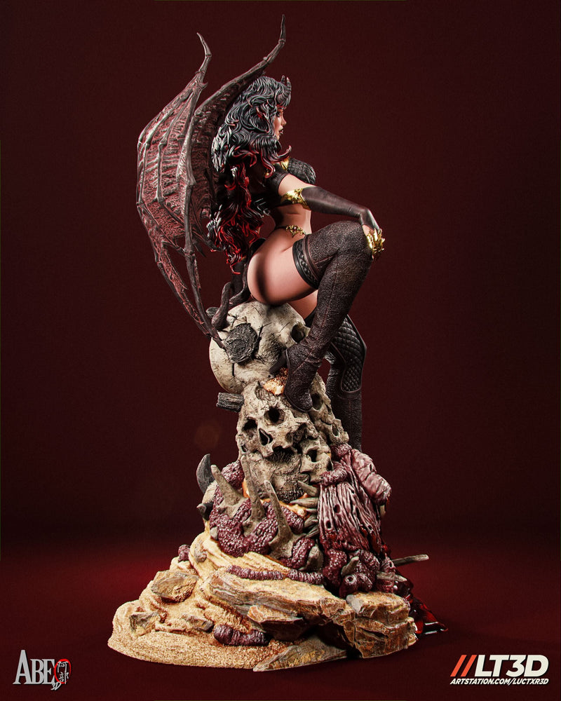 Xyrath Succubus Resin Statue - view 4