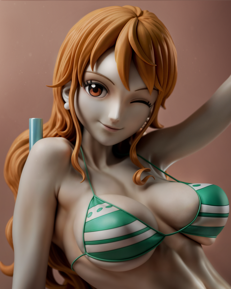 Nami Resin Statue - view 3