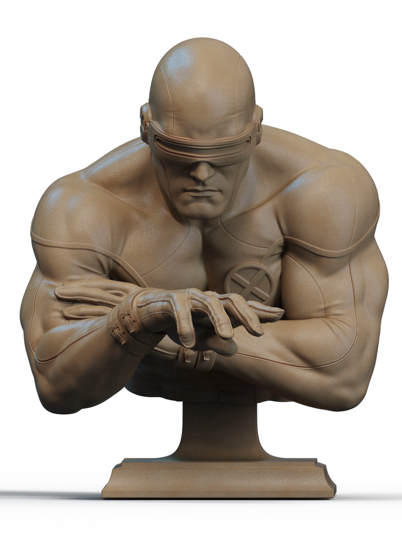 Cyclops Resin Bust - view 1