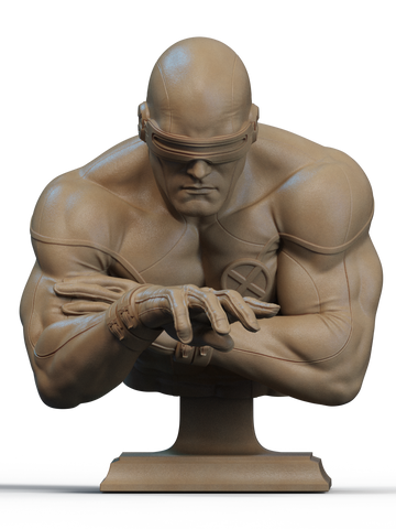 Cyclops Resin Bust - view 1