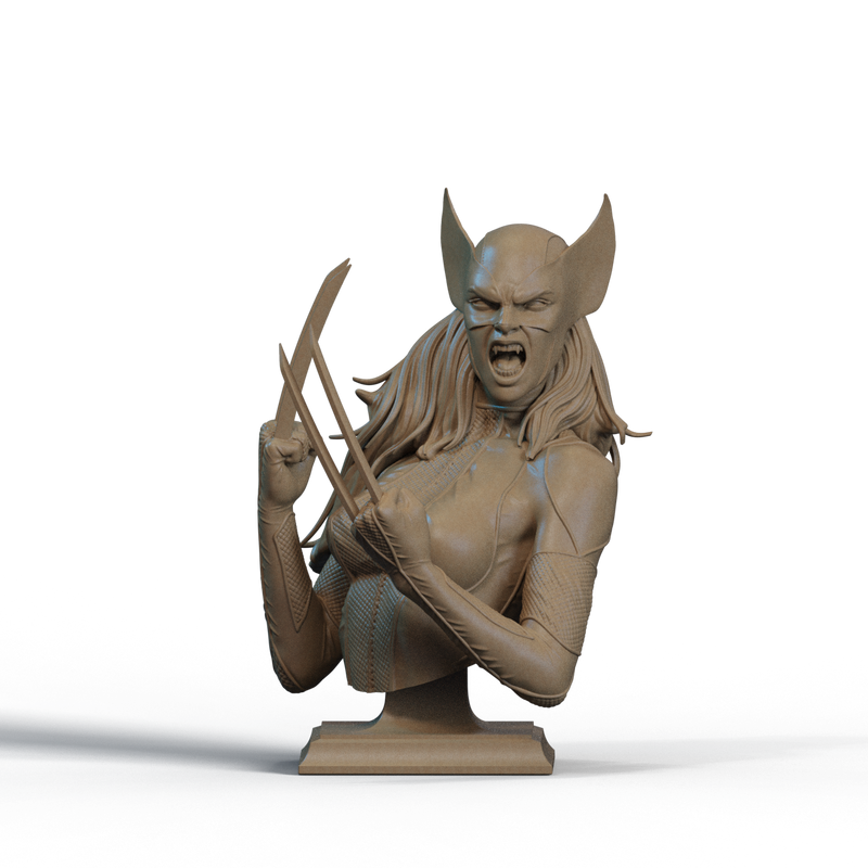 X-23 Resin Bust - view 3