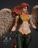 Hawkgirl Resin Statue - view 4
