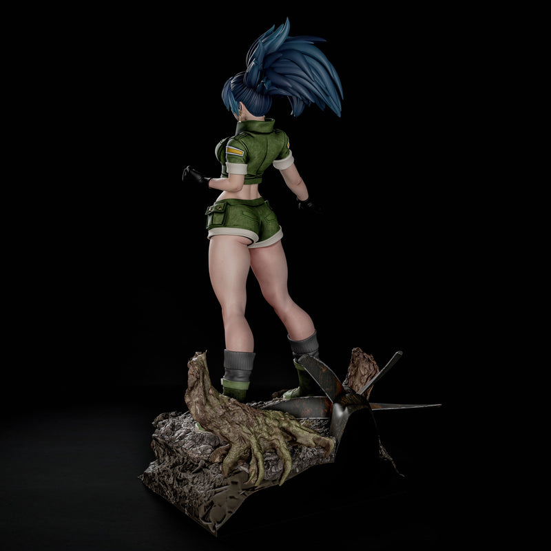 Leona (Kugo) Resin Statue - view 2