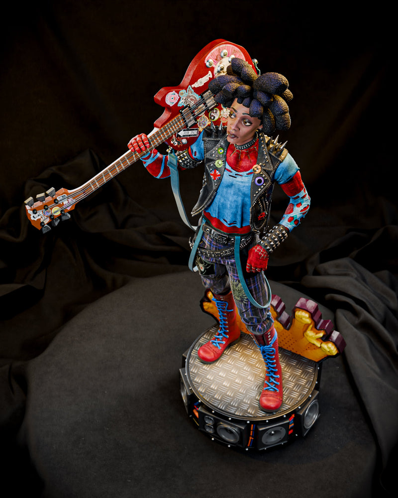 Spider Punk Resin Statue - view 5