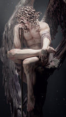 Fallen Angel Resin Statue - view 5