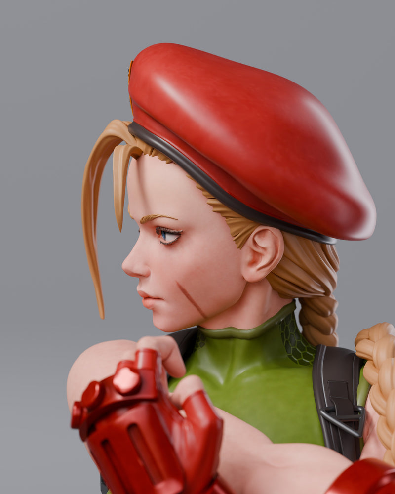 Cammy SSF2 Resin Statue - view 5