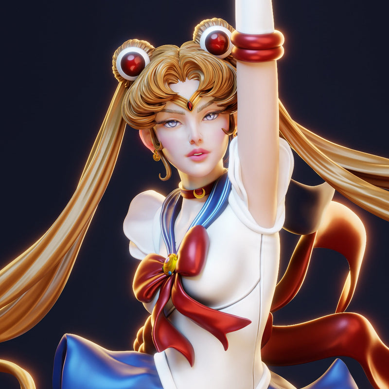 Sailor Moon Resin Statue - view 2