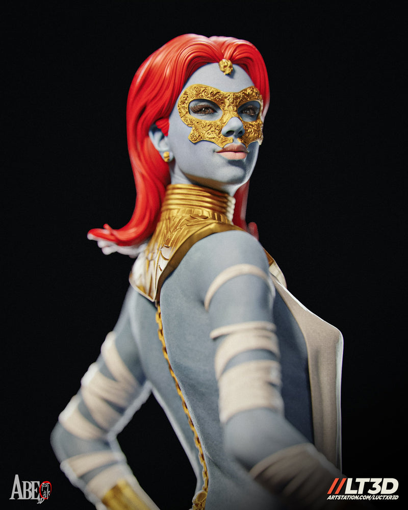 Mystique Hellfire Gala Resin Statue - view 2