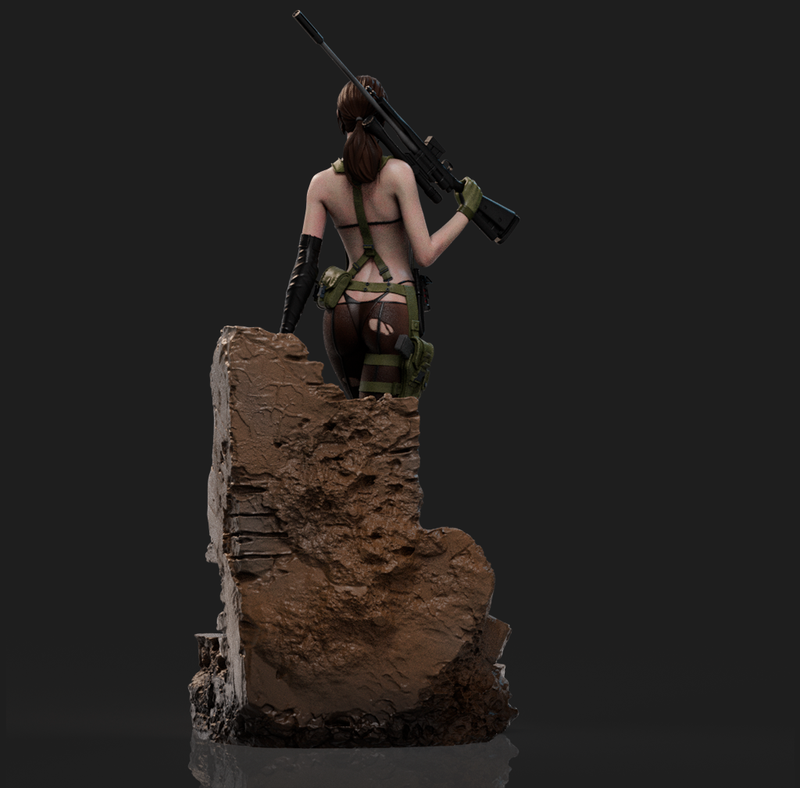 Quiet Resin Statue - view 4